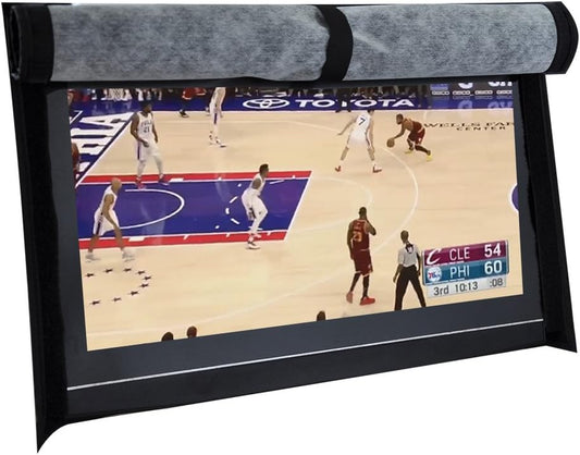 Outdoor 40"-43" TV Set Cover,Scratch Resistant Liner Protect LED Screen Best-Compatible with Standard Mounts and Stands (Black) … …